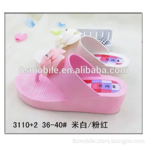 latest fashion high heel flip-flop for ladies